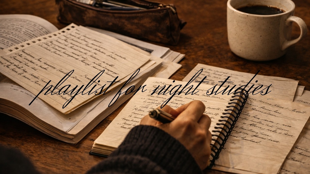 dark academia piano for night study | a playlist for deep focus