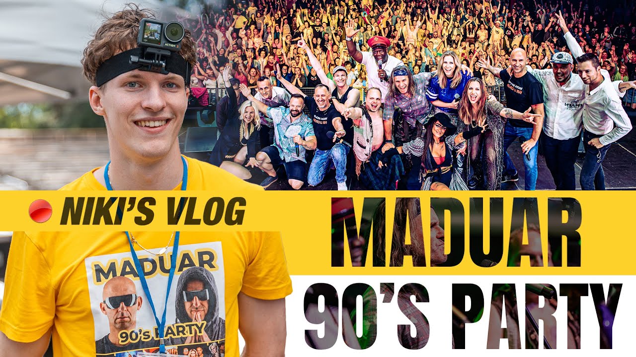 MADUAR 90's PARTY 2024 - Rimavská Sobota (NIKI's VLOG 4K)