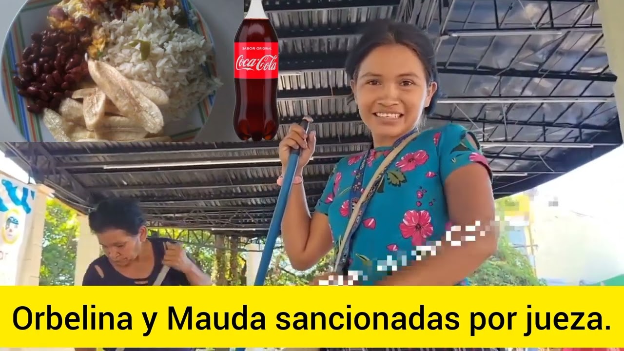 #orbelina y #mauda castigadas con trabajo social #tocoa #honduras @Orbelina-Caleb