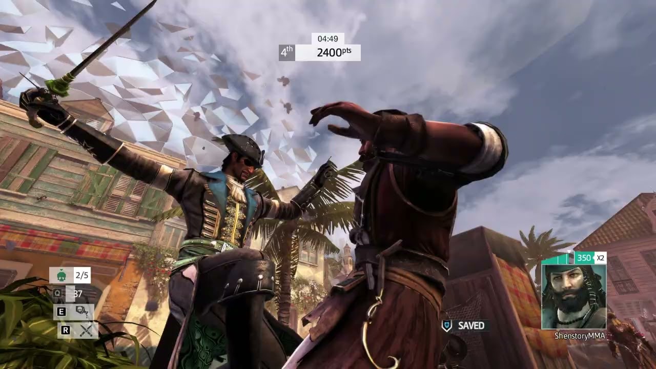 Assassin's Creed 4: Multiplayer | deathmatch 139 - aggressive poisonings