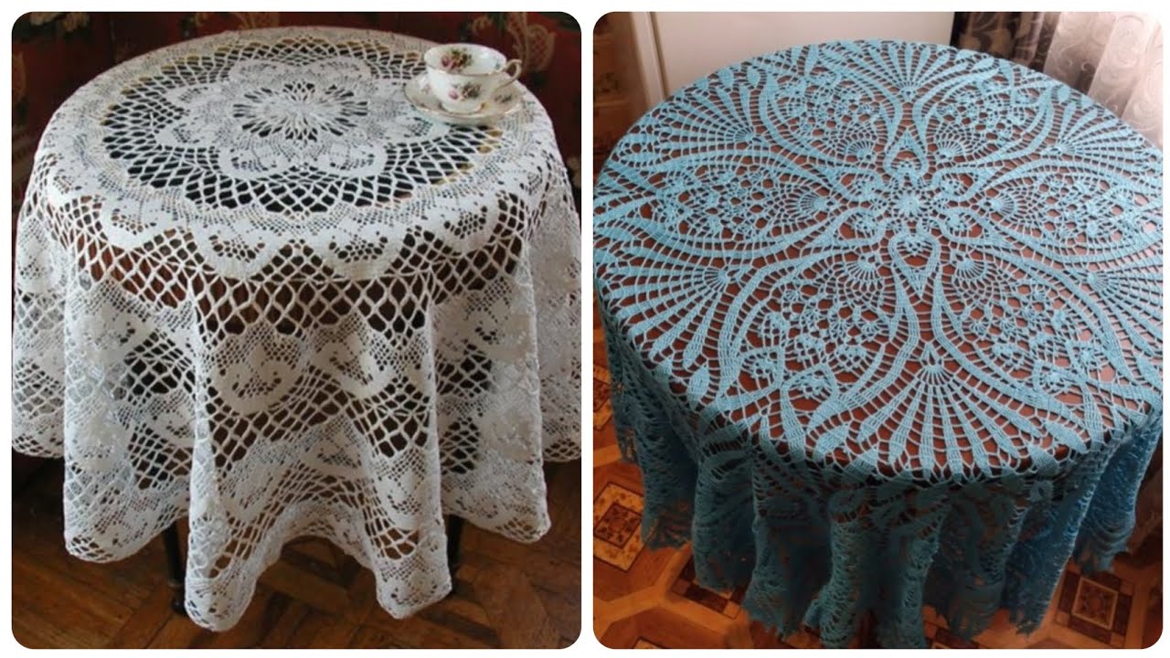 150 Long round crochet table runners ideas #crochet #handmade #trending 
