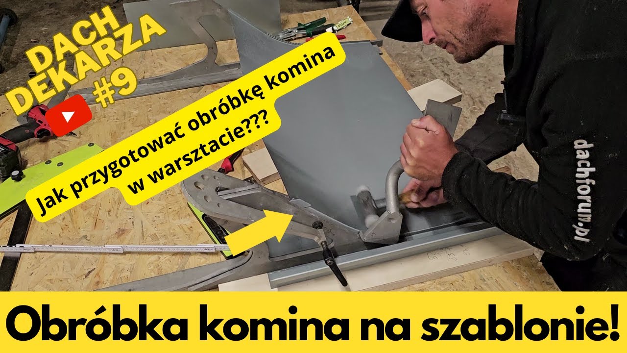 DACH DEKARZA #9 -  Obróbka konina na szablonie, krok po kroku!