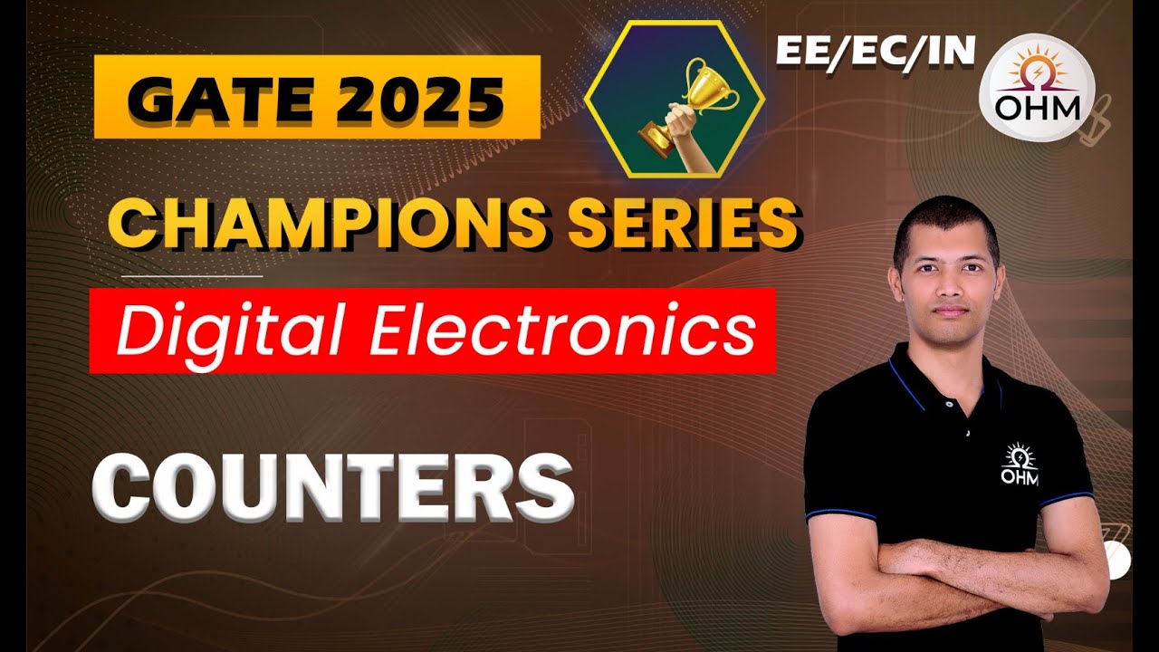 DIGITAL ELECTRONICS | Counters | Concepts & Questions #gate2025 #gatepreparation