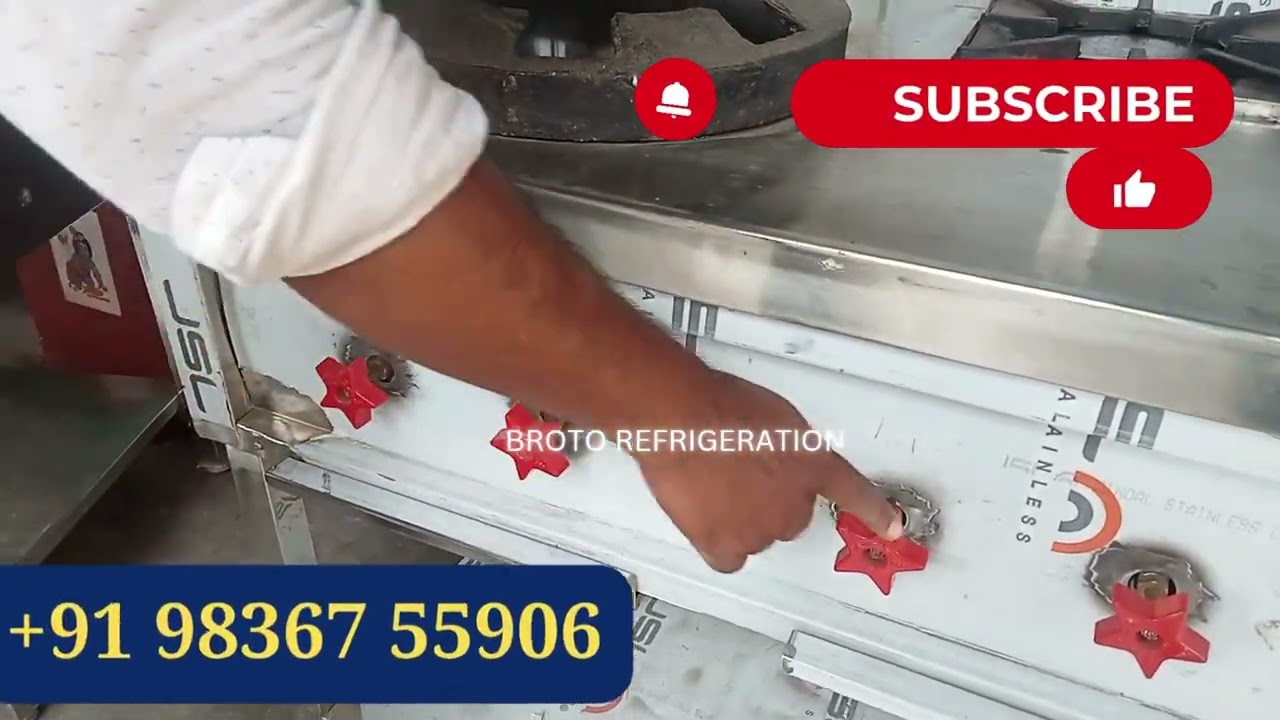 2 Burner Chinese Range | Broto Refrigeration 