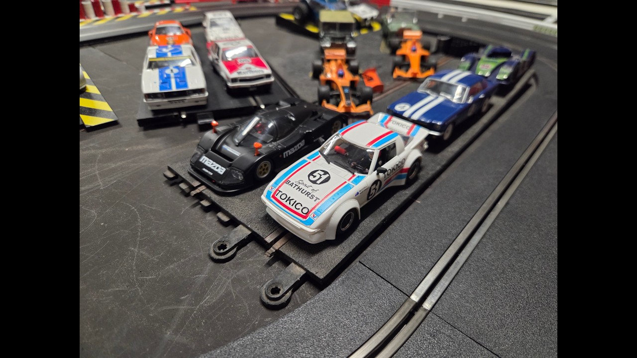 Testing all my cars on my new layout.
