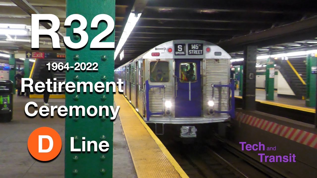 ⁴ᴷ⁶⁰ R32 Subway Car Retirement Runs on the (D) Line