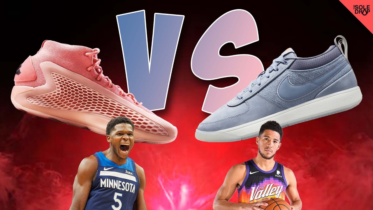 Энтони Эдвардс против Девина Букера! Чья обувь лучше? Adidas AE 1 против Nike BOOK 1!