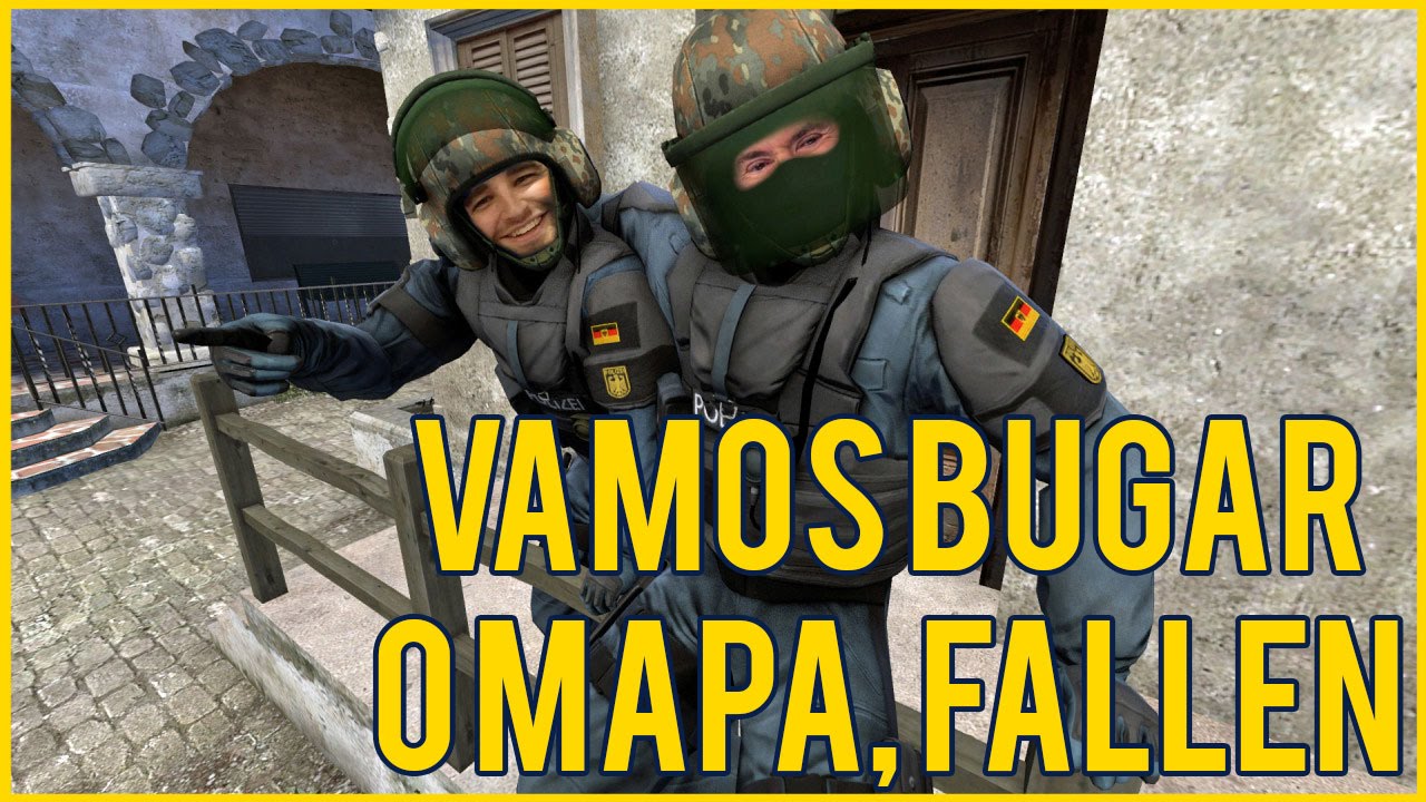 Silvão ensinando Fallen a bugar o mapa Cache