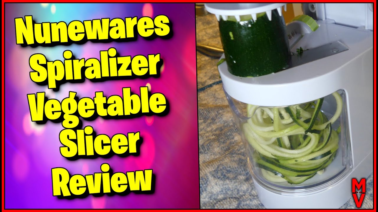Must have Spiralizer? Nunewares Spiralizer Vegetable Slicer Review || MumblesVideos Product Review