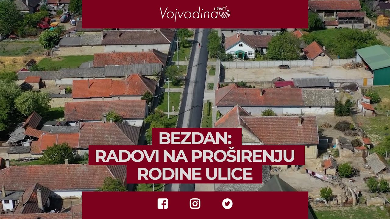 Bezdan: U toku su radovi na proširenju Rodine ulice