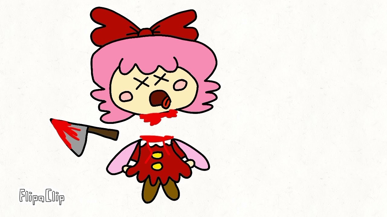 Kirby Cartoon Parody: Ribbon is dead and Adeleine is sad