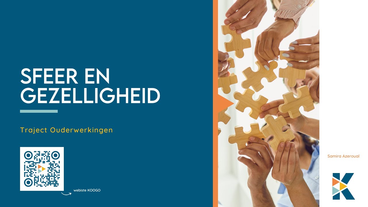 Sfeer en gezelligheid in de ouderwerking