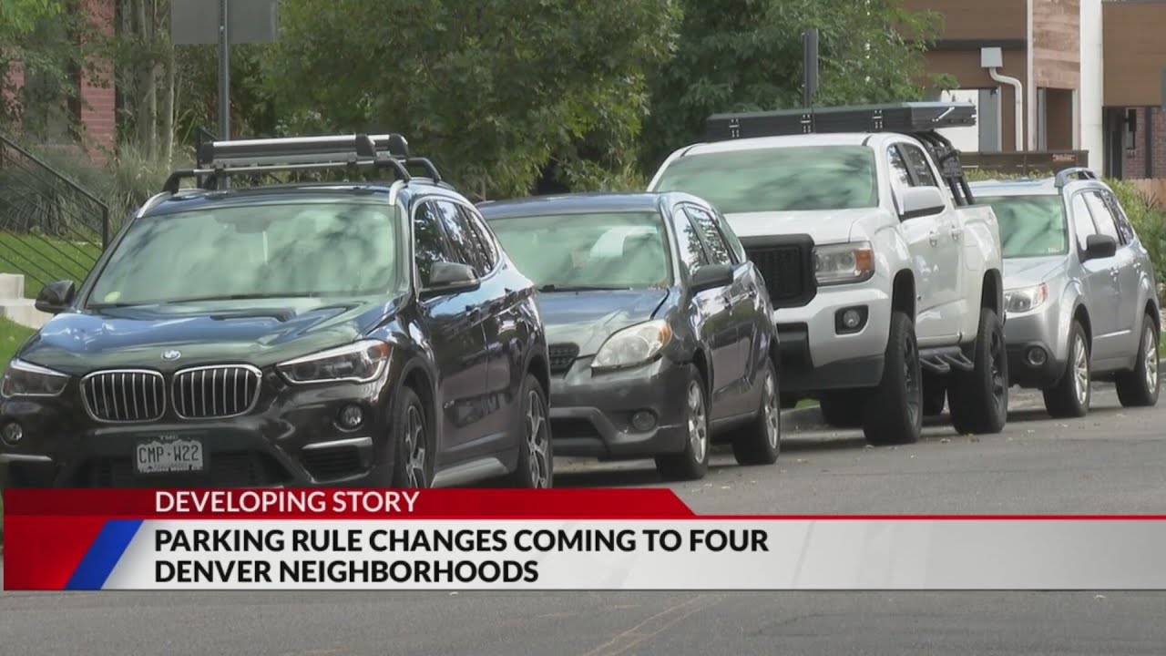 New parking rules hitting 4 Denver neighborhoods