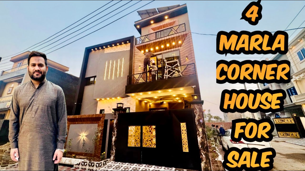 4 marla corner house for sale in Al Rehman Garden Phase 2 Lahore.