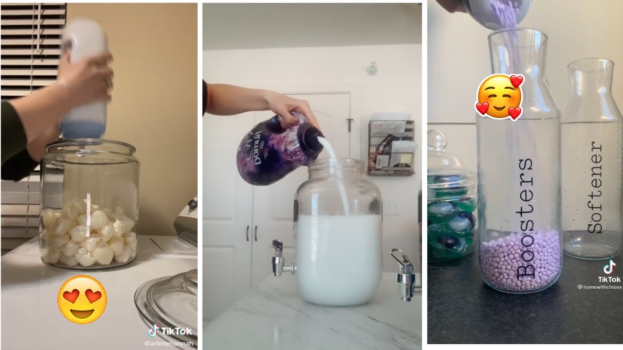 LAUNDRY REFILL + RESTOCK ASMR - Tiktok Binge Compilation