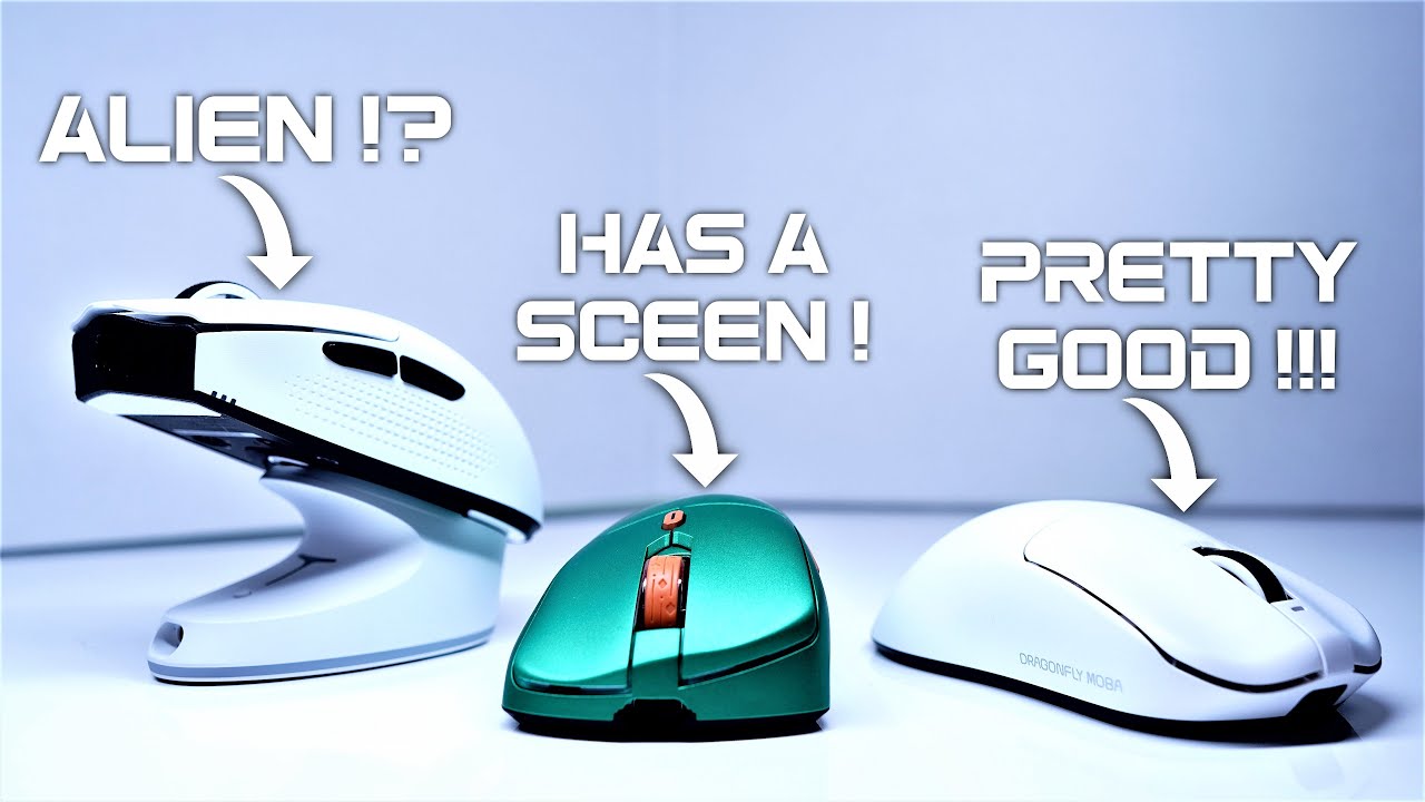 VGN Dragonfly F1 Moba 4K, Thunderobot ML9 and Vancer Pollux Pro Review! Budget Gaming Mouse Roundup!