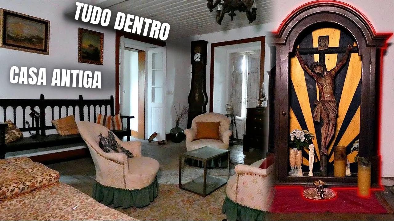 Exploramos uma casa antiga abandonada com tudo dentro