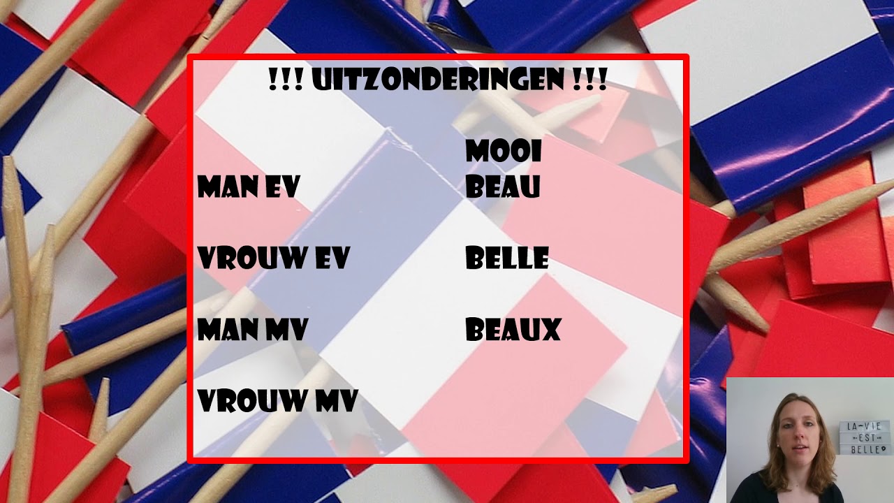 Grammaire: Bijvoeglijk naamwoord in het Frans