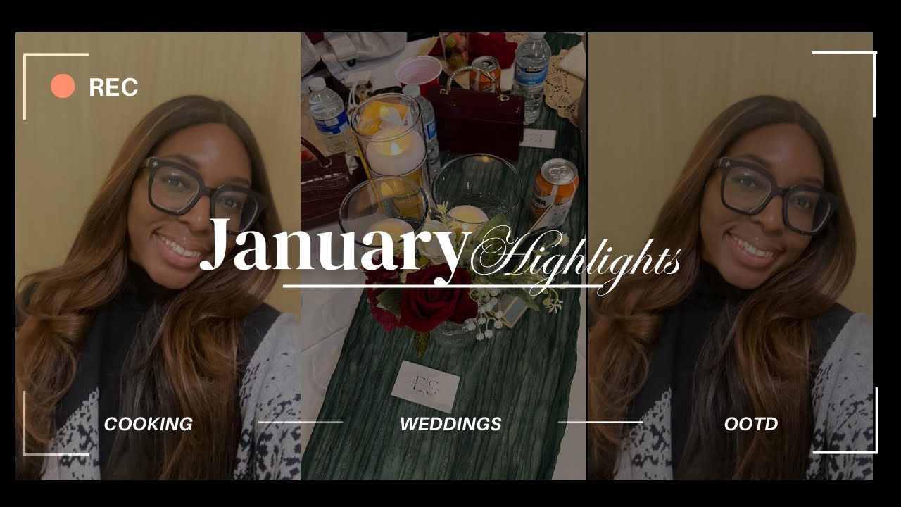 January Highlights | Baking cupcakes | Wedding hall decor | Sandy AMAKA 