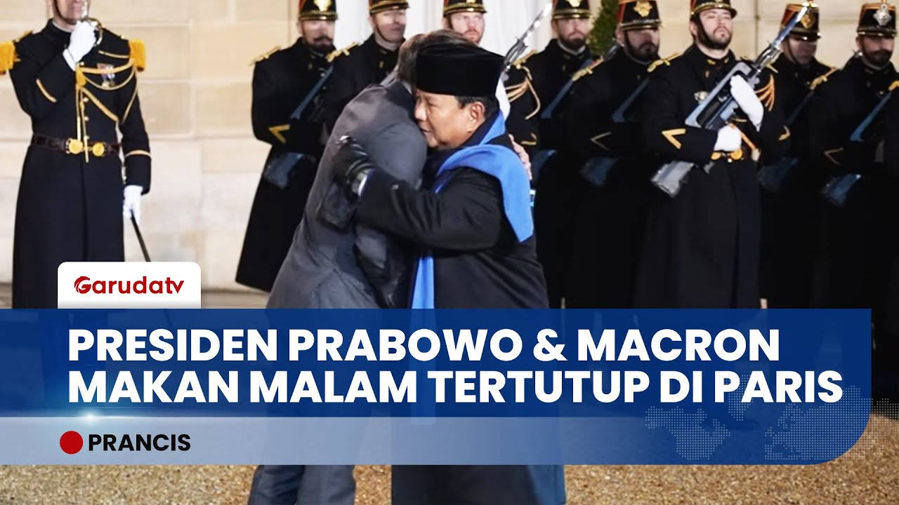 Presiden Prabowo dan Emmanuel Macron Pererat Hubungan Strategis RI-Prancis