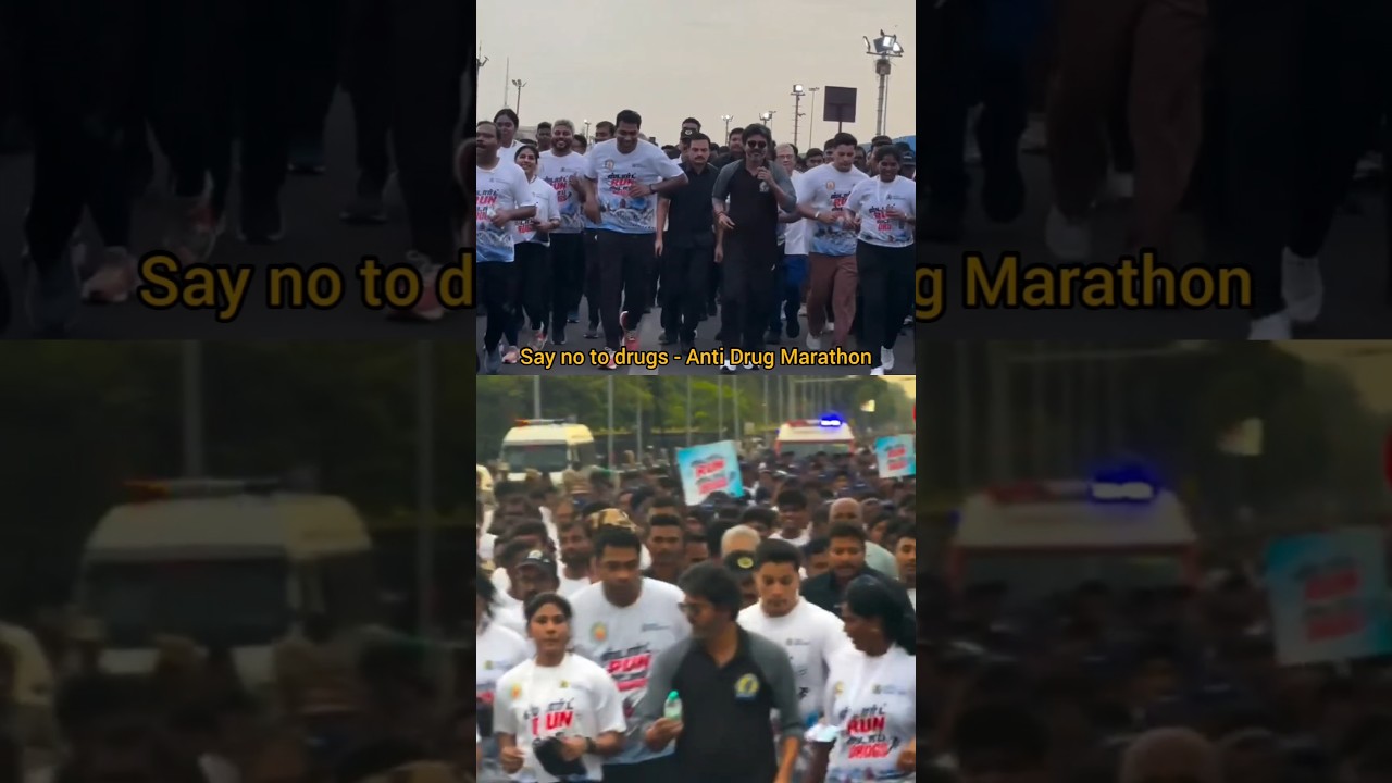 CM VIJAY RUNNING MARATHON 3KM - ANTI DRUG INITIATIVE