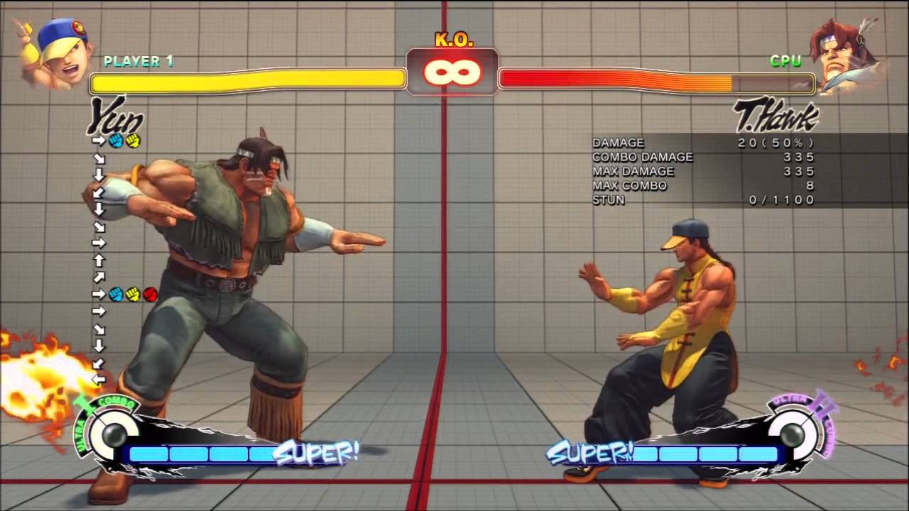 SF4 AE 2012: Yun Command Throw Into Ultra 1 Combovideo