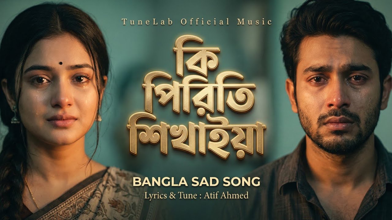 👉পিরিতি শিখাইয়া মনটা নিলা কাড়িয়া 😭 বুক ফাটা কষ্টের গান | Bangla New Sad Song 2026 | Lyrics Video 