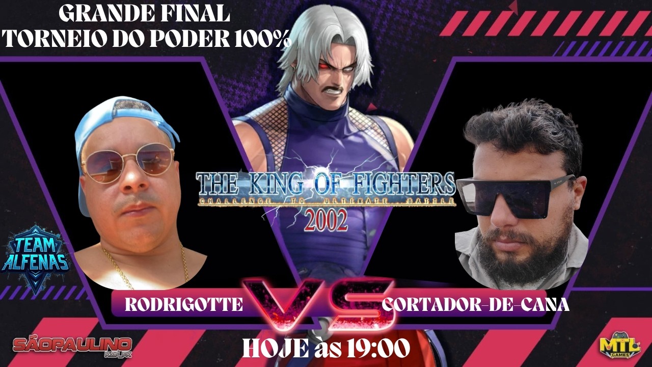 RODRIGOTTE X CORTADOR-DE-CANA  TORNEIO DO PODER 100% #kof2002 #kof #retrogame #kof #nostalgia #snk