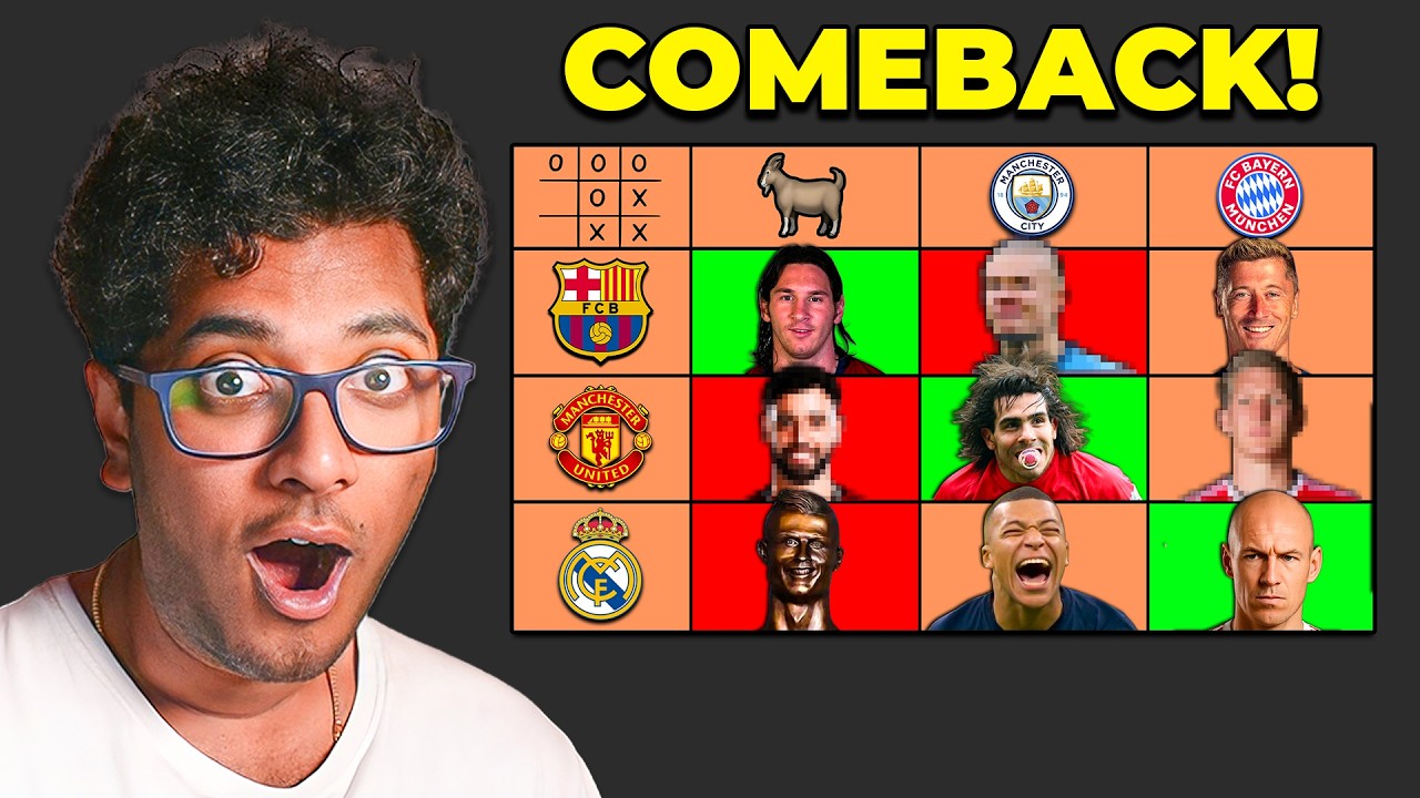 THE RETURN OF FOOTY TIC TAC TOE!