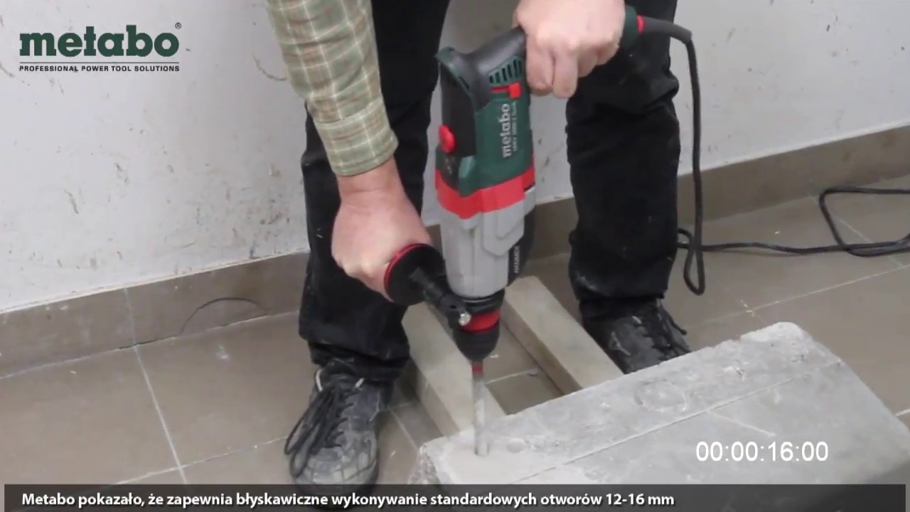TEST MŁOTOWIERTARKI METABO UHEV 2860-2 QUICK
