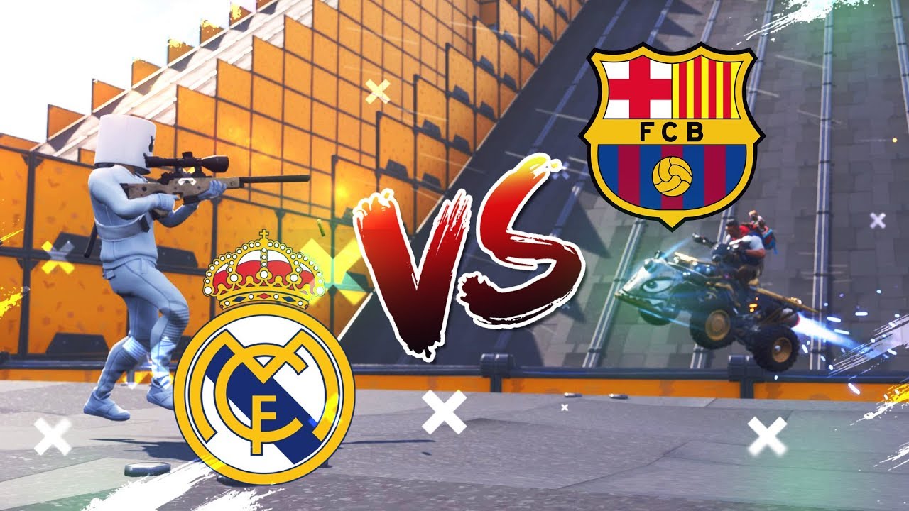 *BARCELONA VS REAL MADRID* SNIPER VS QUADS FORTNITE