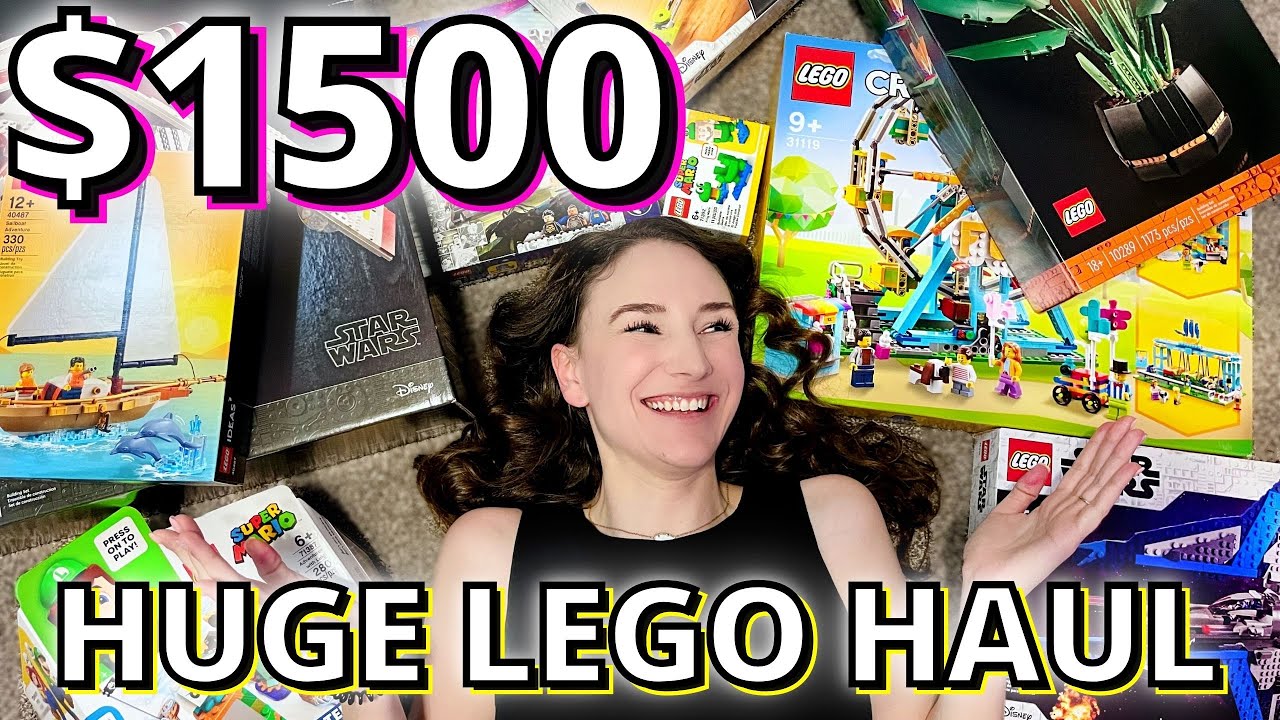 MY BIGGEST LEGO HAUL YET!! $1500 LEGO Release Day Haul
