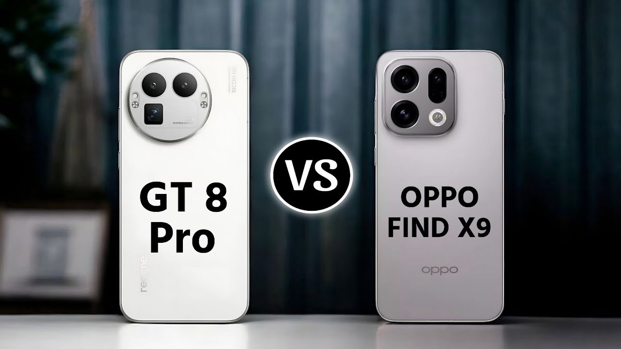 Realme GT 8 Pro vs Oppo Find X9 || Full Specs Comparison