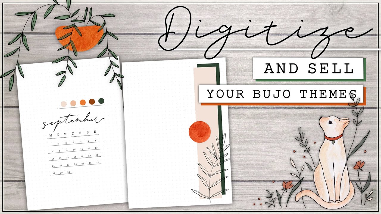 Как создать шаблоны цифрового Bullet Journal и продавать их