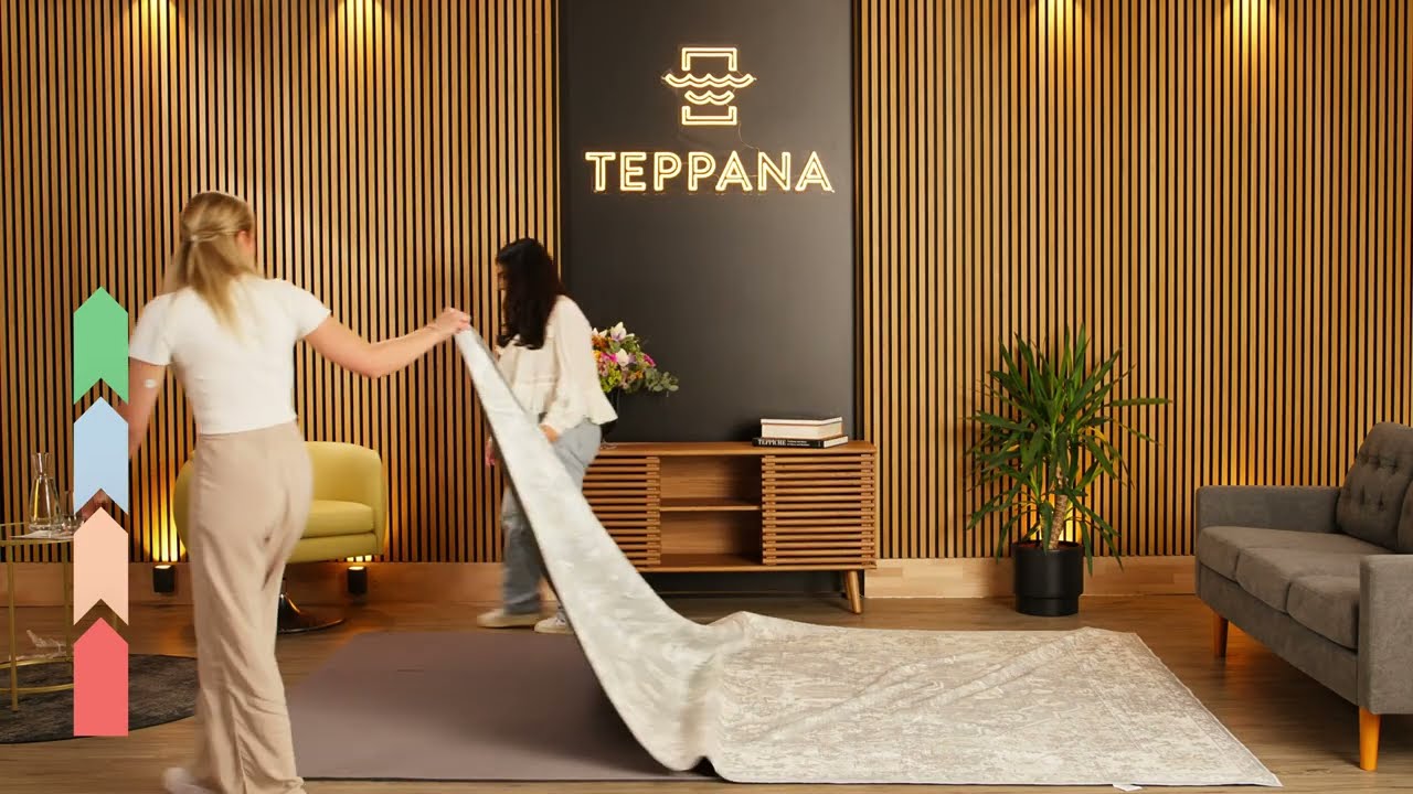 Comment poser votre tapis Teppana | Avec le sous-tapis confort en trois parties