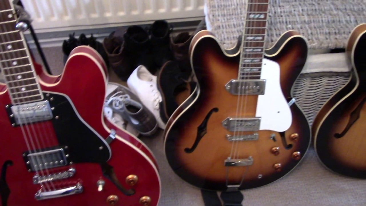 JHS Vintage Semi-acoustics 535 pre-law suit copies now including VSA535 SB