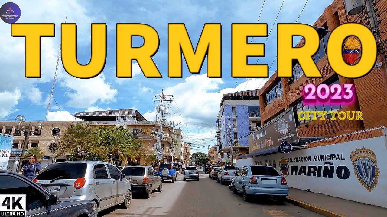 ¡MUCHA GENTE! Recorrido en Turmero, Venezuela. 2023 - City Tour 🇻🇪 4K