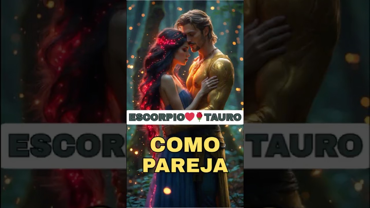 Escorpio y Tauro como pareja ❤️🔥 Intensidad y estabilidad en una sola uni&oacute;n