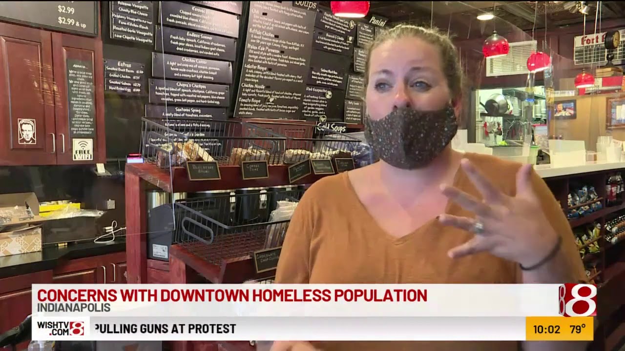 Downtown Indy business owners concerned about homeless population