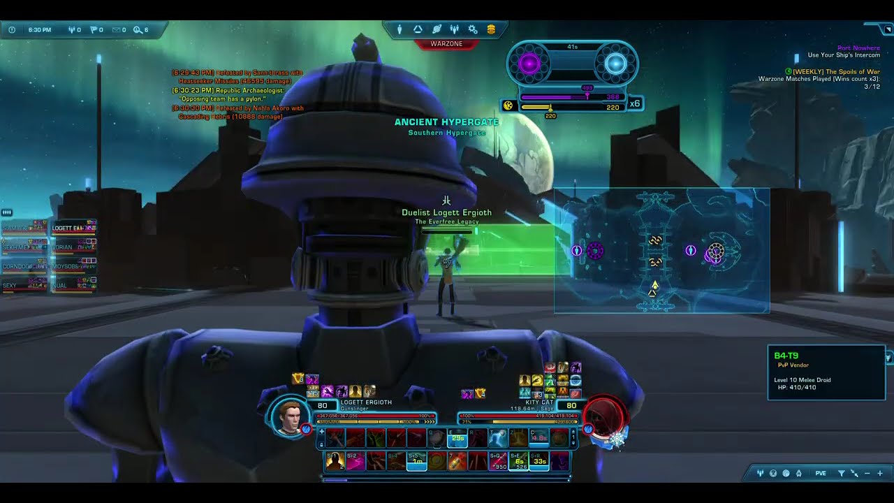 SWTOR 1/27/26 PVP Warzone: Getting better kiting and over 4,000,000 damage