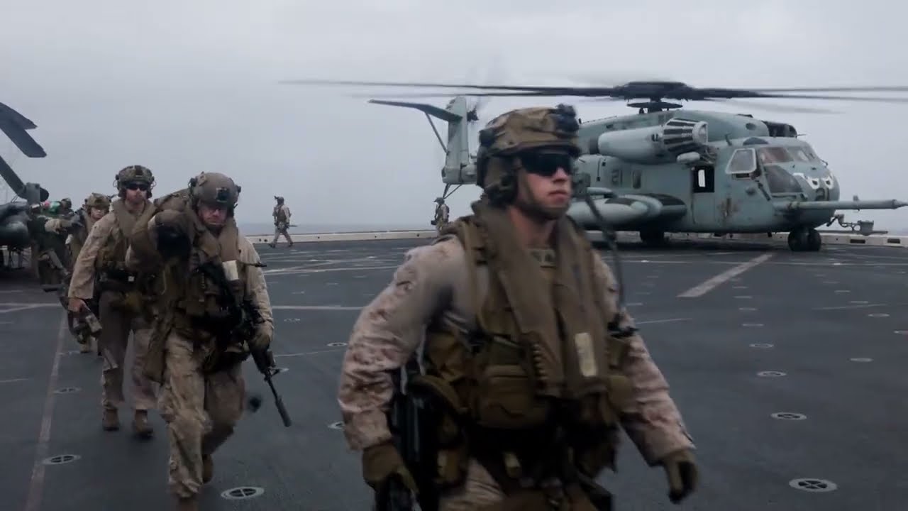 Join U.S. Marines for some TRAP Action in the Middle East