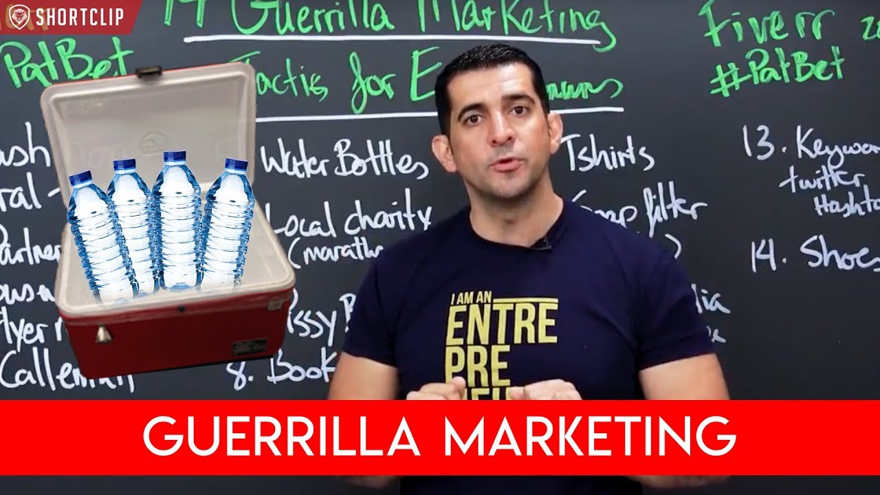 Guerrilla Marketing Using Water Bottles