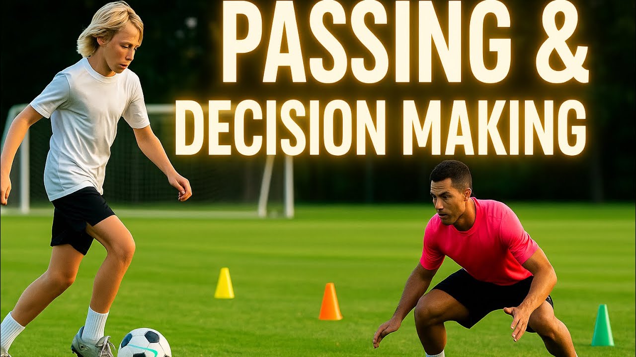 Soccer Training | Passing & Decision-Making Drill تمرین فوتبال  پاس و تصمیم گیری 