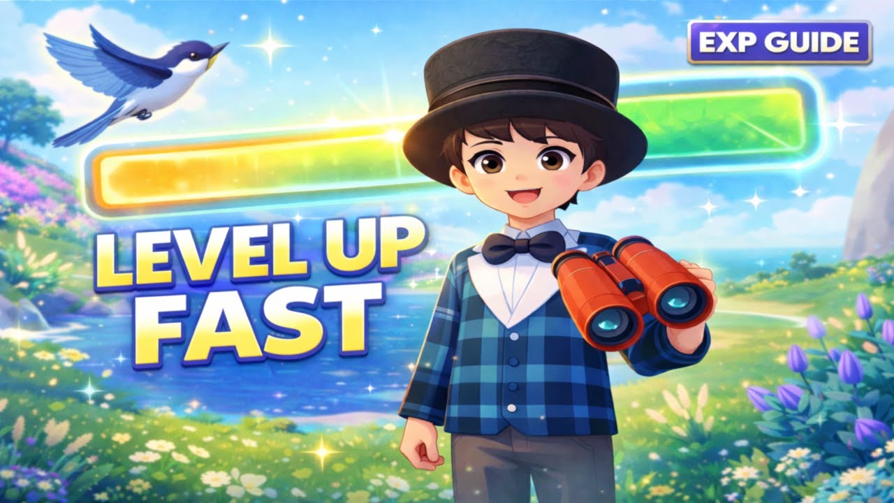 Bird Watching EXP Guide: Level Up FAST in Heartopia