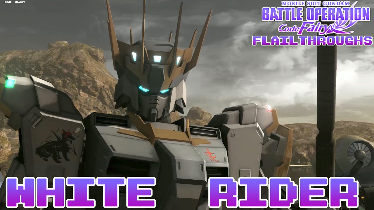 Gundam Battle Operation: Code Fairy! EX-04: RX-80WR, The White Rider (Not Gandalf)