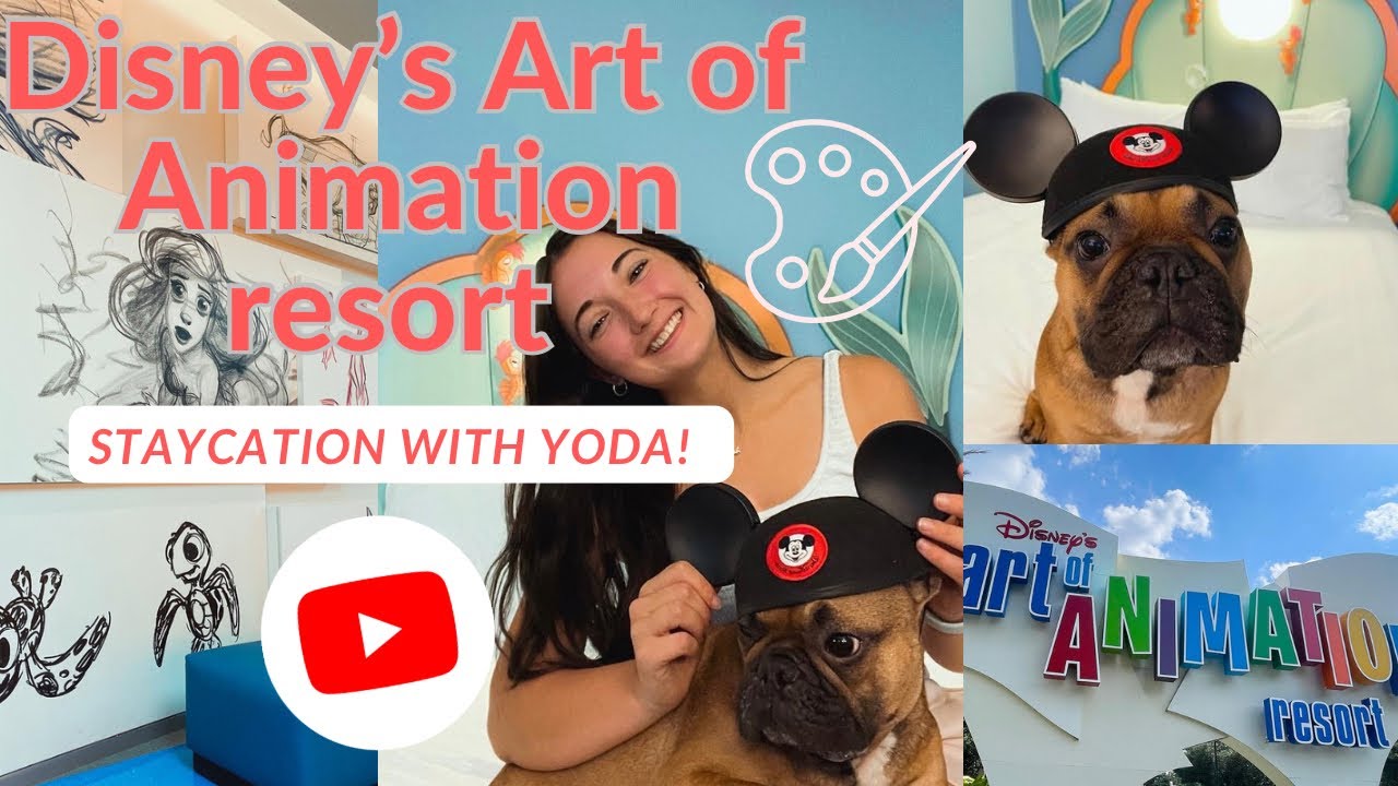 Checking into Disney’s Art of Animation Resort with our Dog!!🖌️🎨