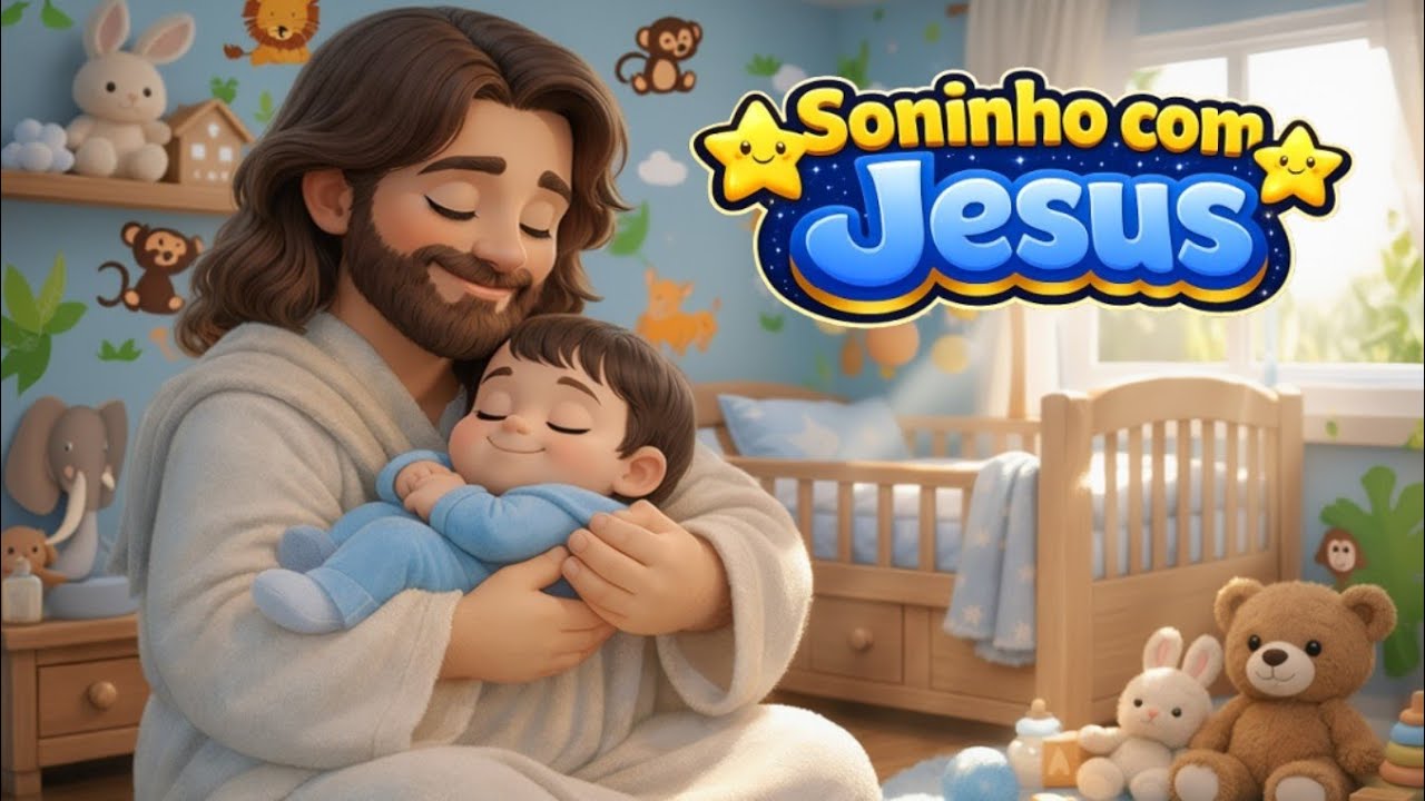 1 Hora de Música de Ninar Cristã ⭐ Sono Profundo com Jesus para Bebês