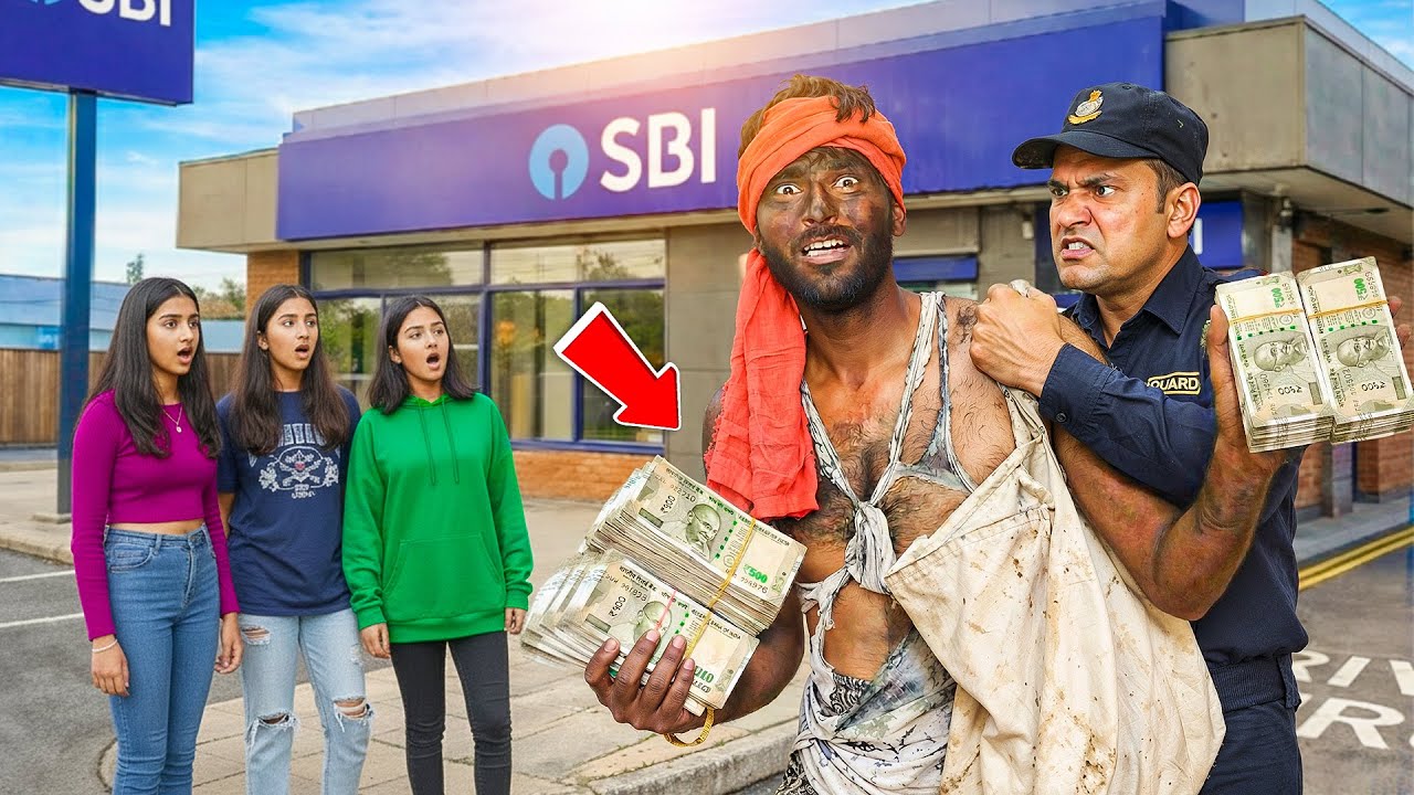 Poor Bhikhari Going To Open Bank Account With - 100000 Rs/- 😳 बैंक वालो ने तो बाहर निकाल दिया 😔