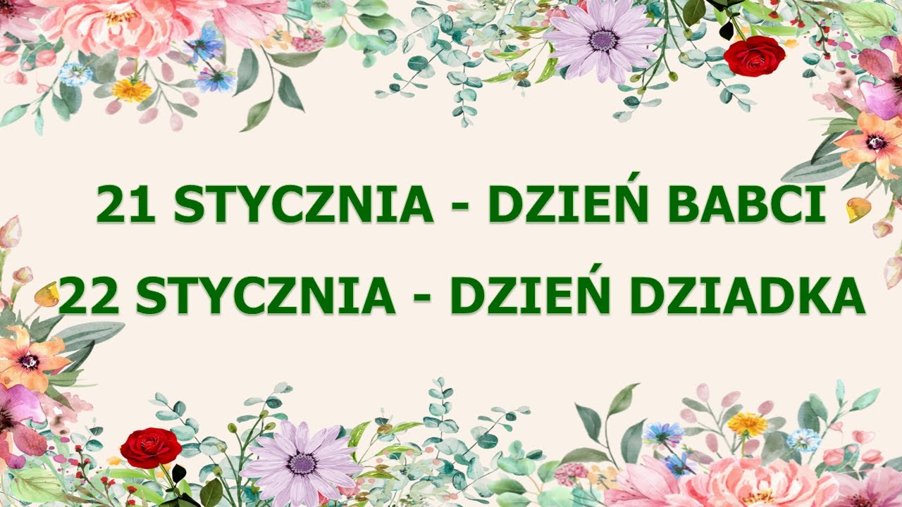 Dzień Babci i Dziadka 2023