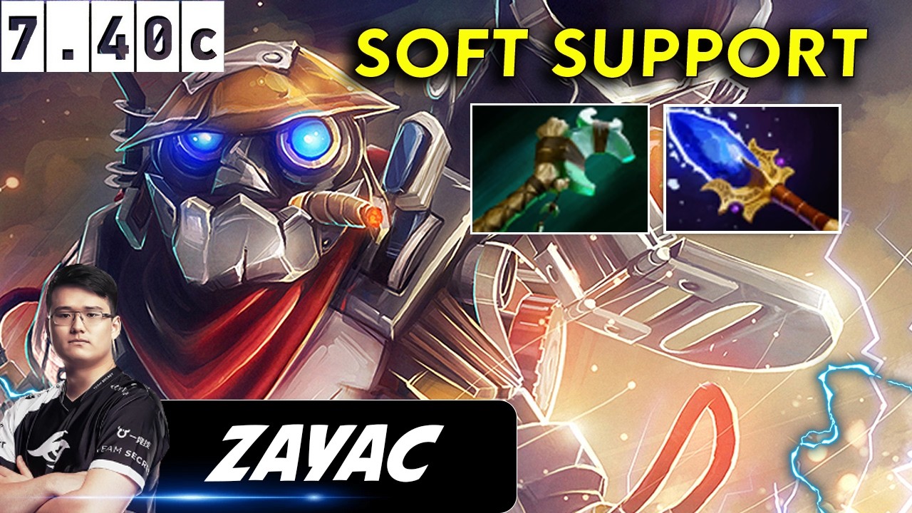 Zayac Clockwerck Soft Support - Dota 2 Patch 7.40c Pro Pub Full Gameplay